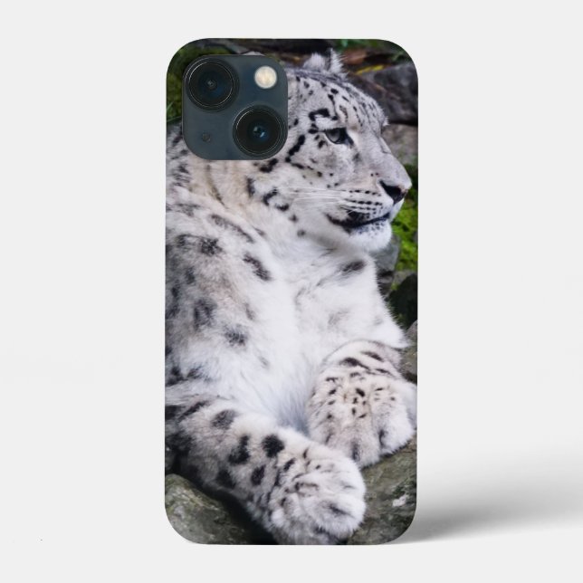 Coques Case-Mate iPhone Léopard de neige refroidi (Verso)