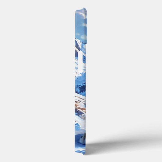 Coques Case-Mate iPhone Léopard des neiges (Verso / Droite)