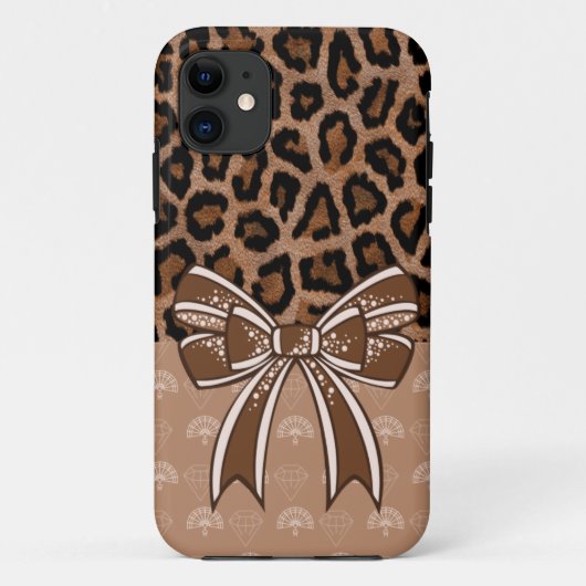 Coques Case-Mate iPhone Léopard Fashion Noeud (Dos)