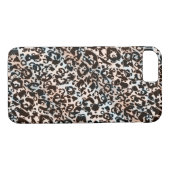 Coques Case-Mate iPhone leopard, fashionable, spotted, brown, beige, skin (Dos (Horizontal))