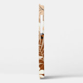 Coques Case-Mate iPhone Léopard fourrure tropicale feuille fleurs d'hibisc (Verso / Gauche)