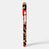 Coques Case-Mate iPhone Leopard Kiss rouge à lèvres baisers (Verso / Gauche)
