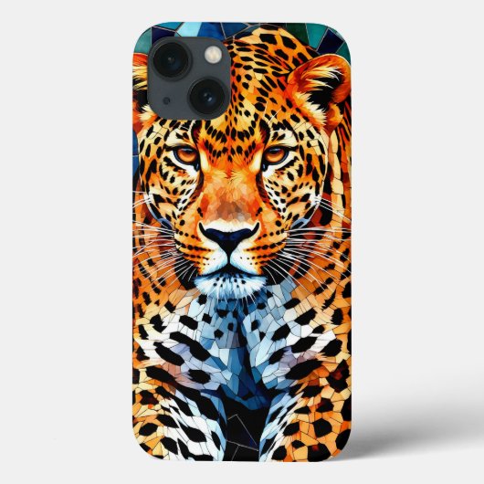 Coques Case-Mate iPhone Léopard majestueux dans un détail vibrant (Verso)