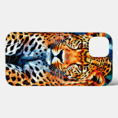 Coques Case-Mate iPhone Léopard majestueux dans un détail vibrant (Verso (horizontal))