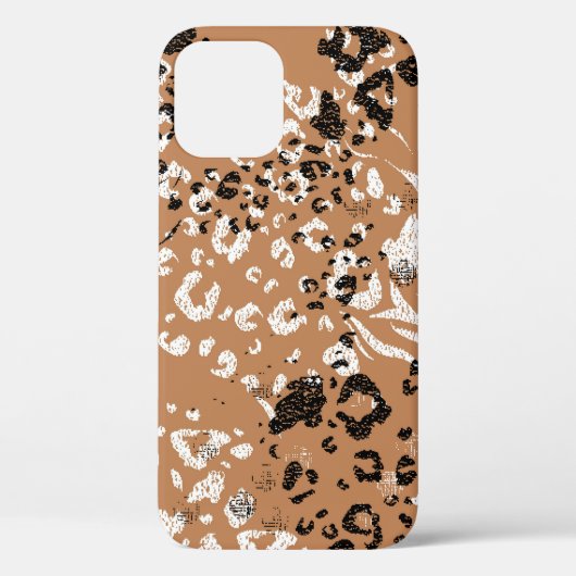 Coques Case-Mate iPhone Léopard moderne. Motif. Arrière-plan. La nature sa (Verso)
