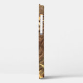 Coques Case-Mate iPhone Léopard nébuleux par CE Swan, Animaux sauvages vin (Verso / Gauche)