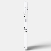 Coques Case-Mate iPhone Léopard noir et blanc (Verso / Gauche)