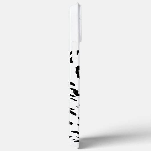 Coques Case-Mate iPhone Léopard noir et blanc (Verso / Droite)