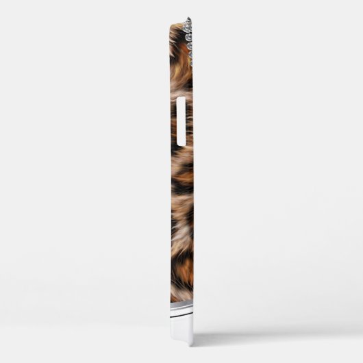 Coques Case-Mate iPhone Leopard Nom manuscrit Pearl Diamond Collier (Verso / Droite)