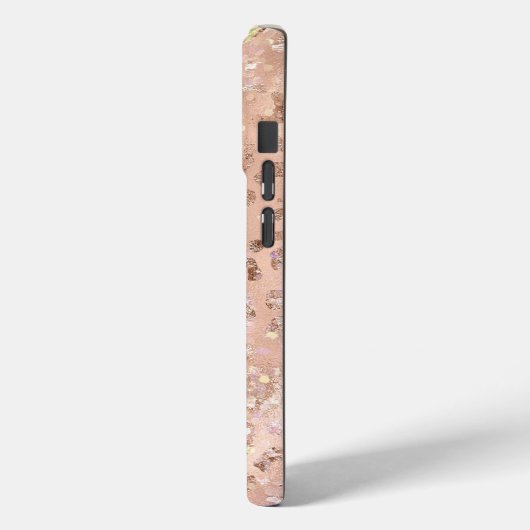 Coques Case-Mate iPhone Léopard or Rose rose pâle (Verso / Gauche)