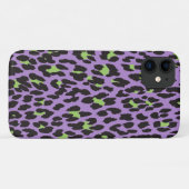 Coques Case-Mate iPhone Leopard Print, Léopard Spots, Purple Leopard (Dos (Horizontal))