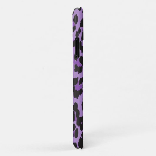 Coques Case-Mate iPhone Leopard Print, Léopard Spots, Purple Leopard (Dos/Droite)