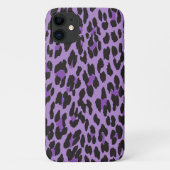 Coques Case-Mate iPhone Leopard Print, Léopard Spots, Purple Leopard (Dos)