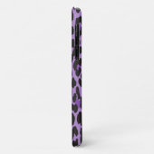 Coques Case-Mate iPhone Leopard Print, Léopard Spots, Purple Leopard (Dos/Gauche)