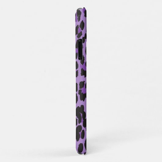 Coques Case-Mate iPhone Leopard Print, Léopard Spots, Purple Leopard (Dos/Droite)
