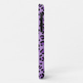 Coques Case-Mate iPhone Leopard Print, Léopard Spots, Purple Leopard (Dos/Gauche)