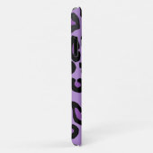 Coques Case-Mate iPhone Leopard Print, Léopard Spots, Purple Leopard (Dos/Droite)