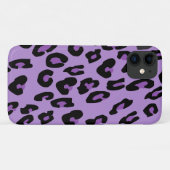 Coques Case-Mate iPhone Leopard Print, Léopard Spots, Purple Leopard (Dos (Horizontal))