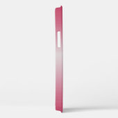 Coques Case-Mate iPhone Léopard rose Nom manuscrit métal (Verso / Droite)