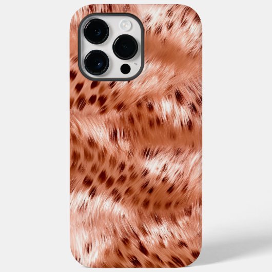 Coques Case-Mate iPhone Léopard rose rose (Verso)
