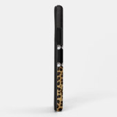 Coques Case-Mate iPhone Léopard Spot Rhinestone Diamants Monogramme PHOTO (Dos/Droite)