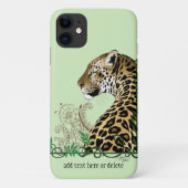 Coques Case-Mate iPhone Leopard Wild Cat Green Henna (Dos)