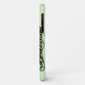 Coques Case-Mate iPhone Leopard Wild Cat Green Henna (Dos/Gauche)