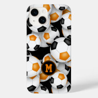 L'équipe d'orange noir couleurs amusant bals de fo
