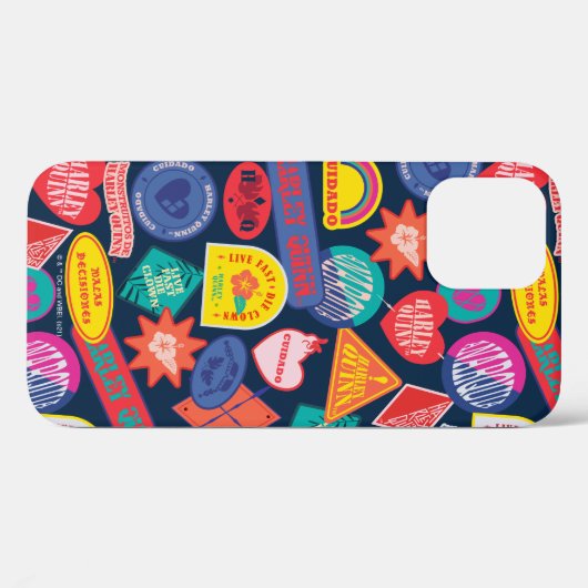 Coques Case-Mate iPhone L'équipe du suicide | Harley Quinn Motif d'insigne (Verso (horizontal))