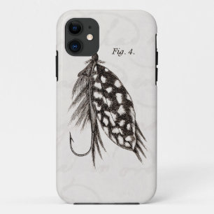 Coque Case-Mate Pour iPhone Les 1800s vintages pêchant des mouches de pêche 