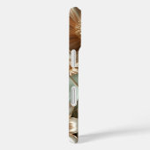 Coques Case-Mate iPhone Les abeilles 3D Celadon et les fleurs Puffy Style  (Verso / Droite)