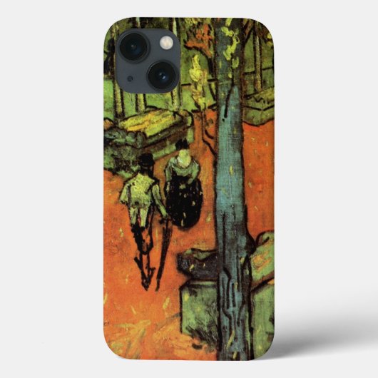 Coques Case-Mate iPhone Les Alyscamps, Feuilles d'automne par Vincent van (Verso)