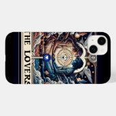 Coques Case-Mate iPhone LES AMANTS Tarot Céleste Homme & Femme Âmes Sœurs (Verso (horizontal))