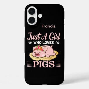 Coques iPhone 16 Plus Les amateurs de cochon adorent l'art du mot