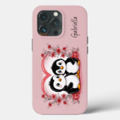 Coques Case-Mate iPhone Les amateurs de pingouins en caricature adorent la (Verso)