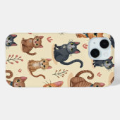 Coques Case-Mate iPhone les amis de chat me manquent (Verso (horizontal))