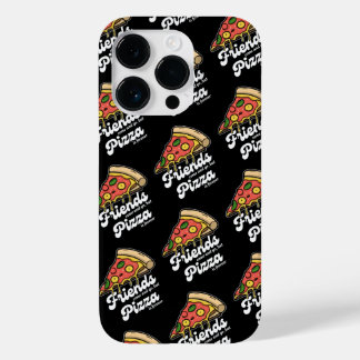 Coque Pour iPhone 14 Pro Les amis viennent et partent, mais la pizza est dr