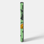 Coques Case-Mate iPhone Les amis viennent et s'en vont, mais la pizza est  (Verso / Gauche)