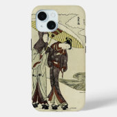 Coques Case-Mate iPhone Les amoureux sous un parapluie (Verso)