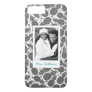 Etui iPhone Case-Mate Les ananas monochromes ajoutent votre photo et