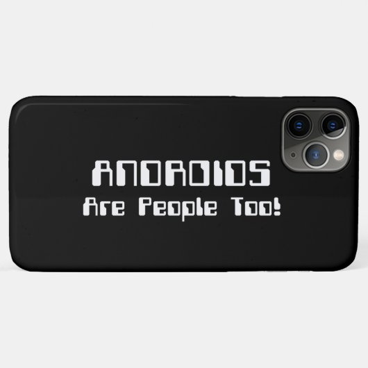 Coques Case-Mate iPhone Les ANDROIDES Sont Aussi Des Gens ! (Dos (Horizontal))