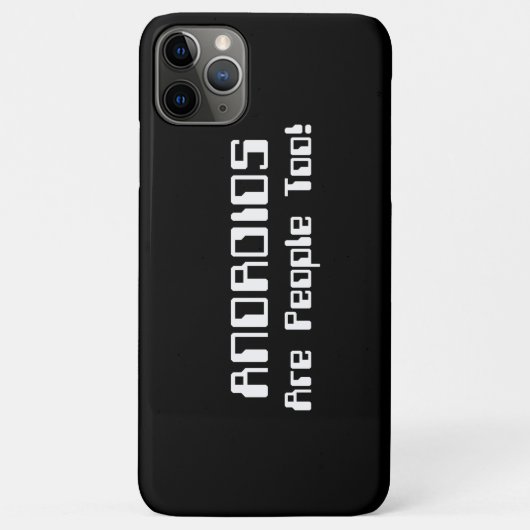 Coques Case-Mate iPhone Les ANDROIDES Sont Aussi Des Gens ! (Dos)