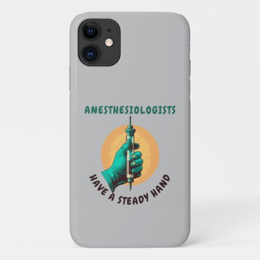 Coques Case-Mate iPhone Les anesthésiologistes ont une main stable, Anesth (Dos)
