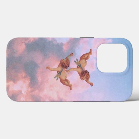 Coques Case-Mate iPhone Les anges dans le ciel (Verso (horizontal))