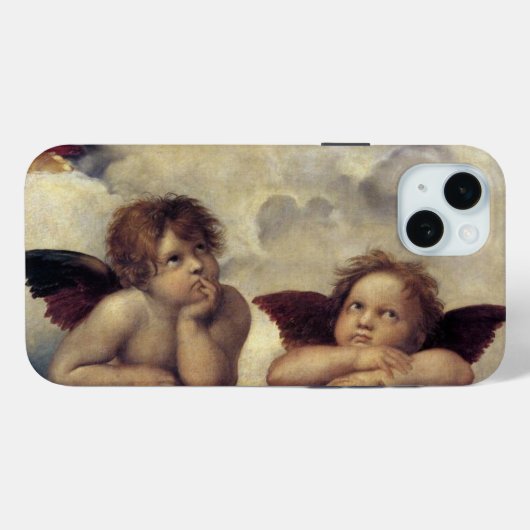 Coques Case-Mate iPhone Les anges de Raphaël (Verso (horizontal))