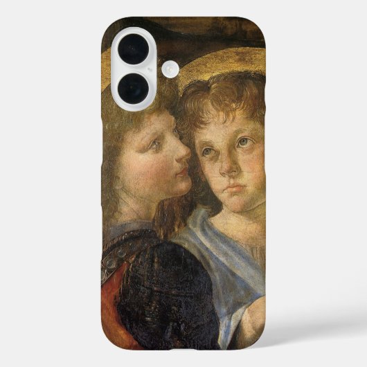 Coques Case-Mate iPhone Les Anges du Baptême du Christ de Léonard de Vinci (Verso)