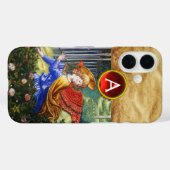 Coques Case-Mate iPhone Les anges rassemblent les fleurs dans un paysage c (Verso (horizontal))