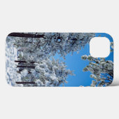 Coques Case-Mate iPhone Les arbres couverts de neige dans les Laguna (Verso (horizontal))