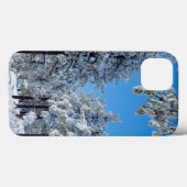 Coques Case-Mate iPhone Les arbres couverts de neige dans les Laguna (Verso (horizontal))