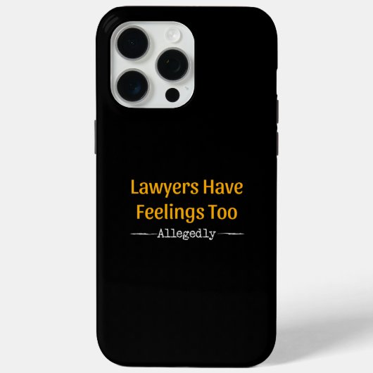 Coques Case-Mate iPhone Les Avocats Ont Trop De Sentiments - Procureur (Verso)